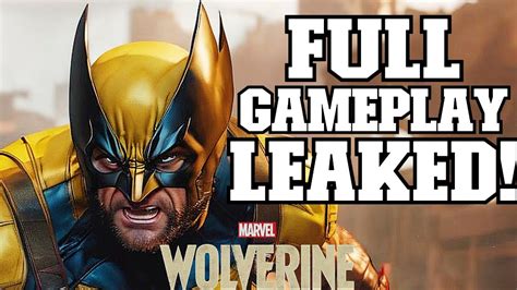 wolverine game leaks|Wolverine Gameplay And Plot Leaks